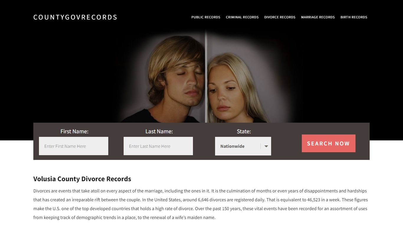 Volusia County Divorce Records | Enter Name and Search|14 Days Free
